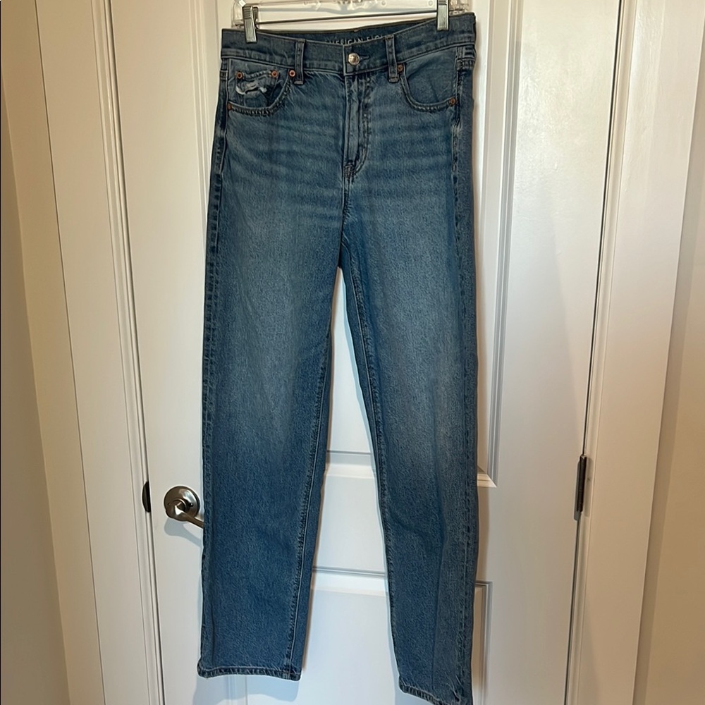 American Eagle Outfitters Blue Straight Leg Jeans